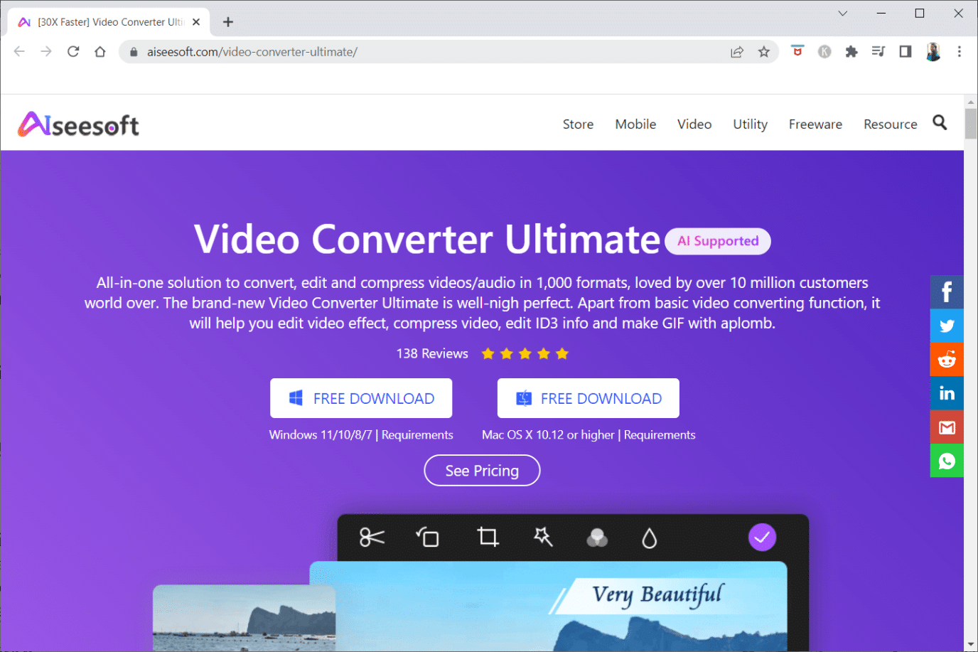 Aiseesoft Convertisseur Vidéo Ultime. téléchargeurs de vidéos en ligne gratuits