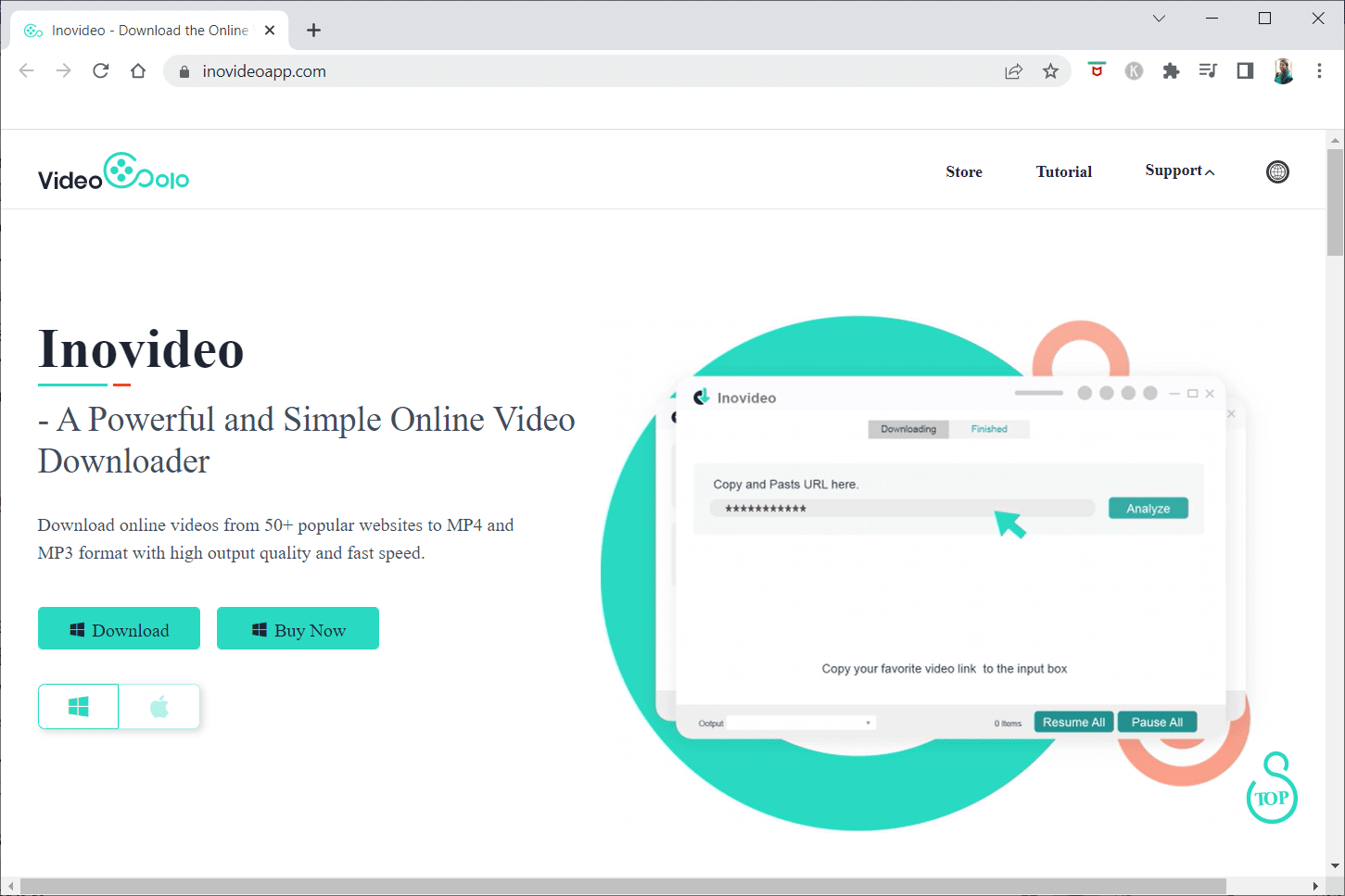 VidéoSolo Inovideo. téléchargeurs de vidéos en ligne gratuits