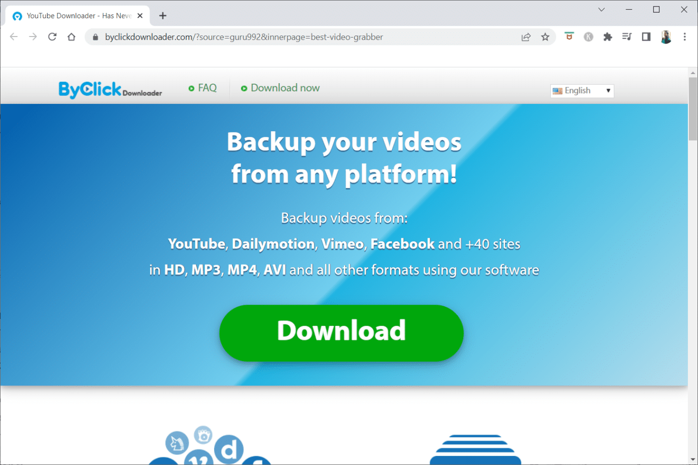 Par Cliquez sur Downloader. téléchargeurs de vidéos en ligne gratuits