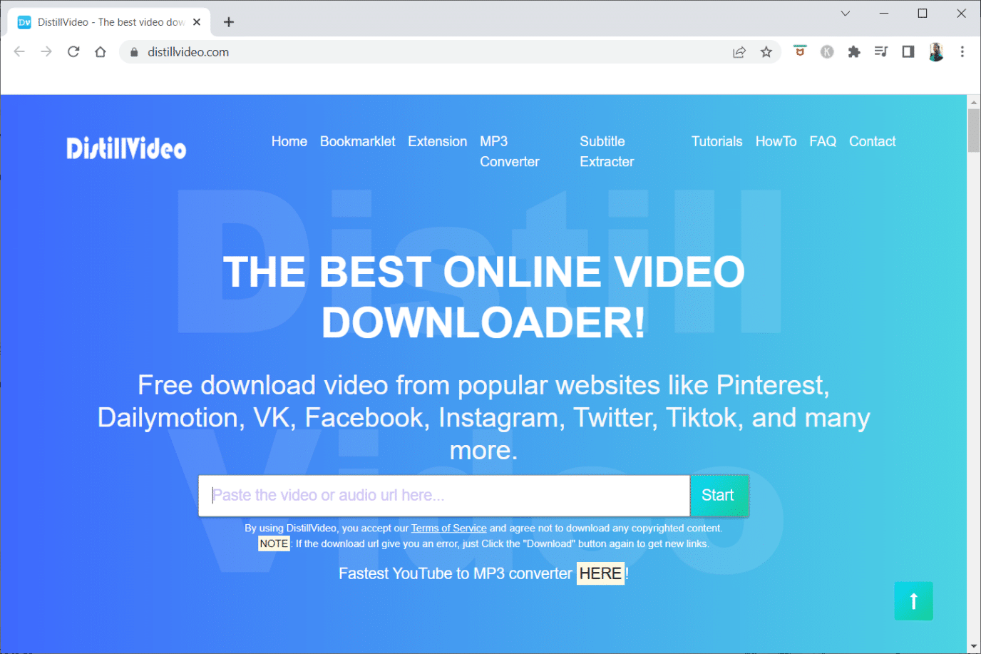 DistillVideo. 30 meilleurs outils de capture vidéo