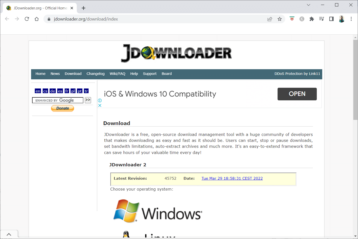 JDownloader. téléchargeurs de vidéos en ligne gratuits