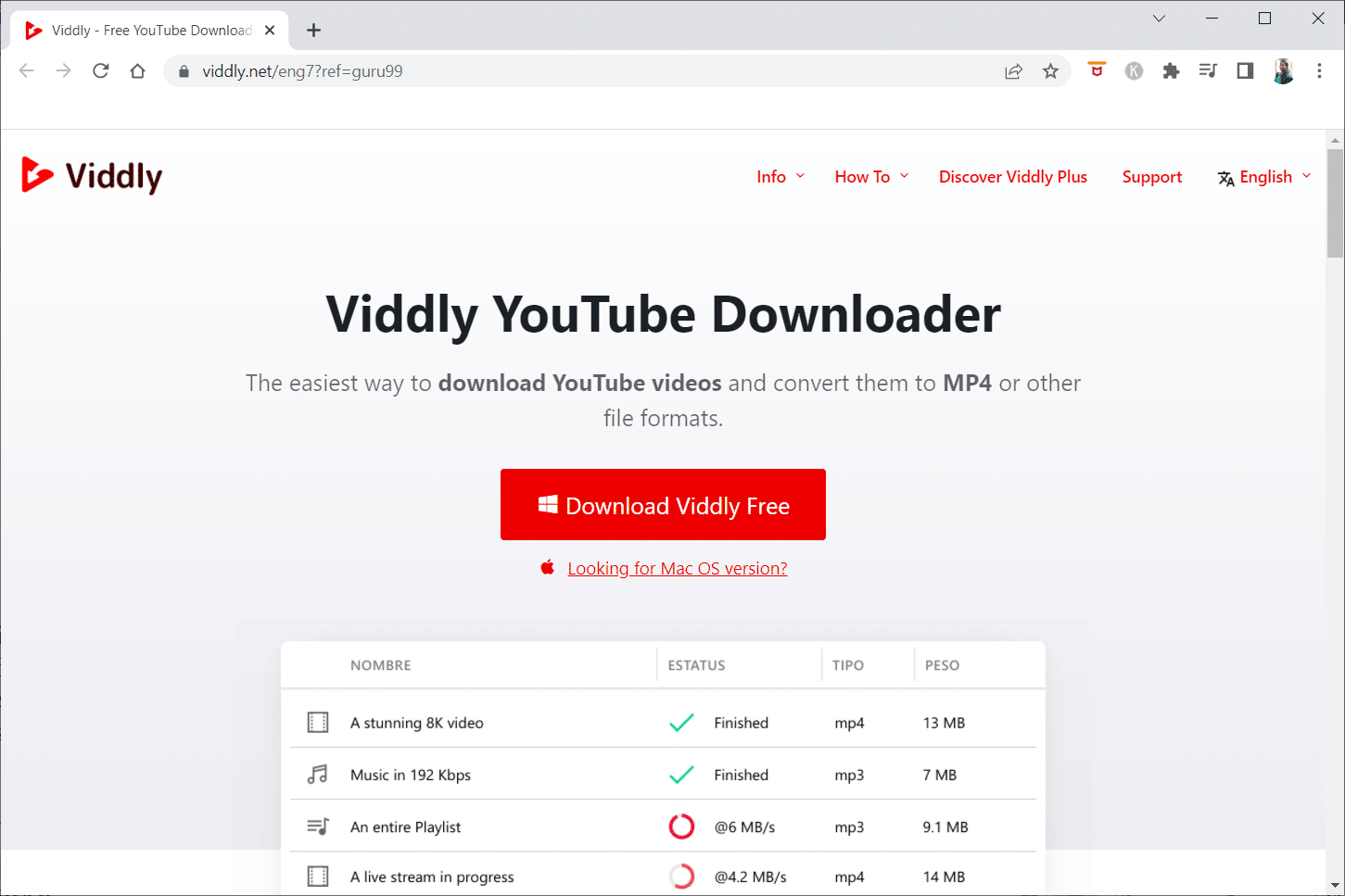 Videment. téléchargeurs de vidéos en ligne gratuits