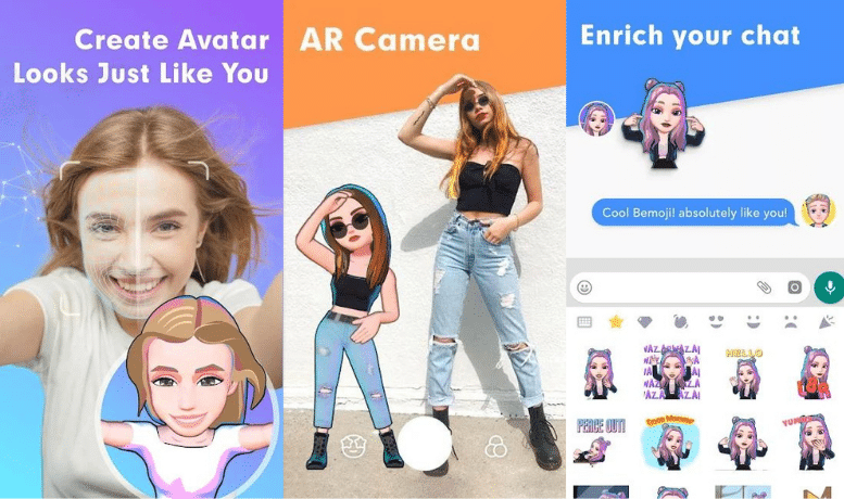 Bemoji. 11 migliori app Animoji per Android