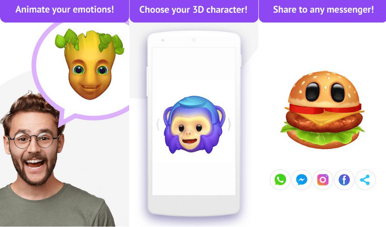 VideoMoji. 11 migliori app Animoji per Android