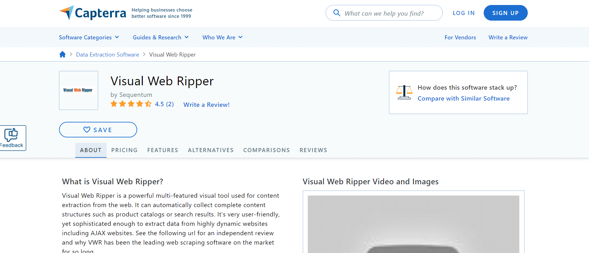 グラフィカルユーザーインターフェイス、アプリケーションの説明が自動的に生成されます。最高の無料のWebスクレイピングツール