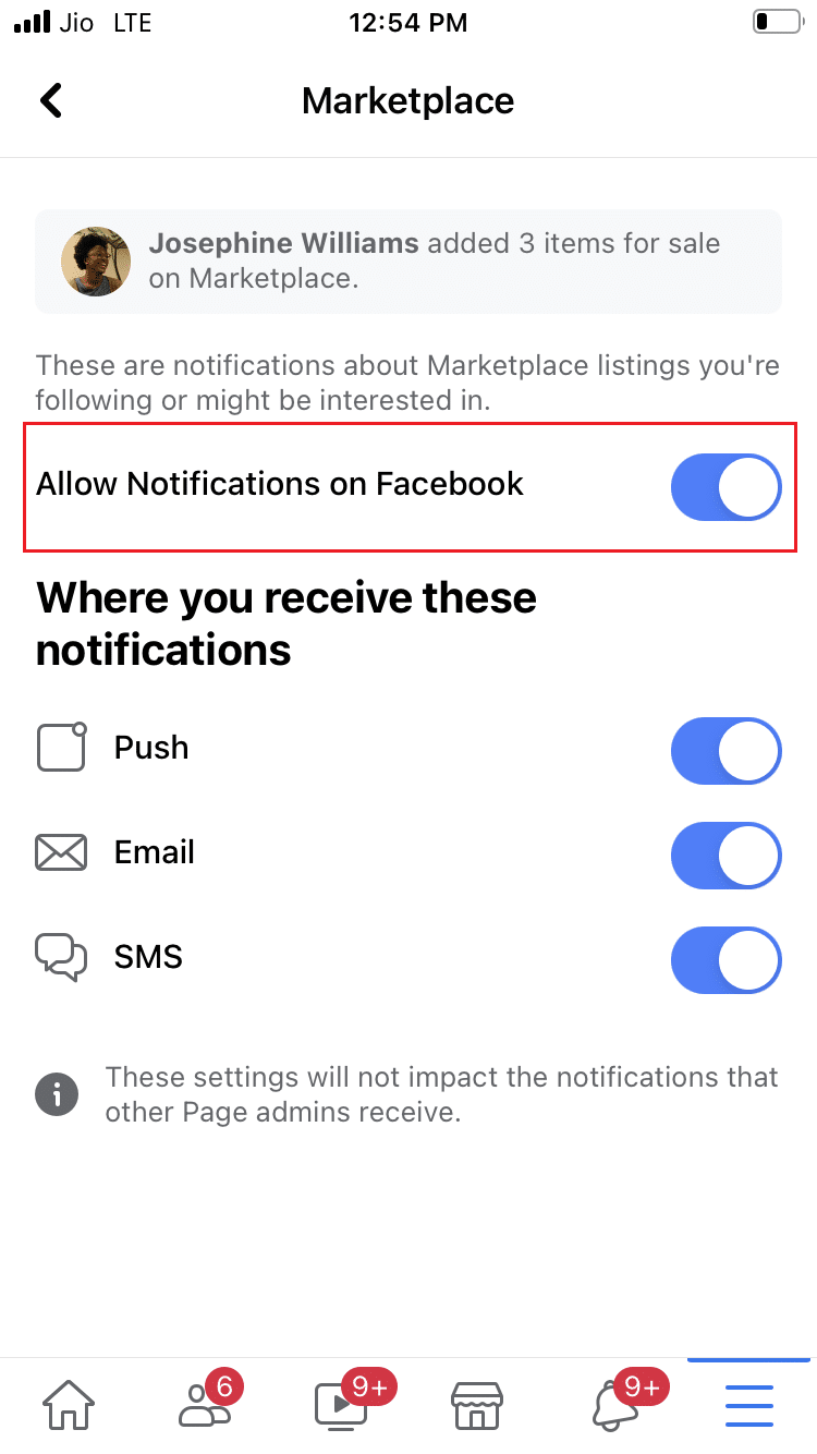 在 Facebook iOS 應用中關閉 Facebook 上的允許通知