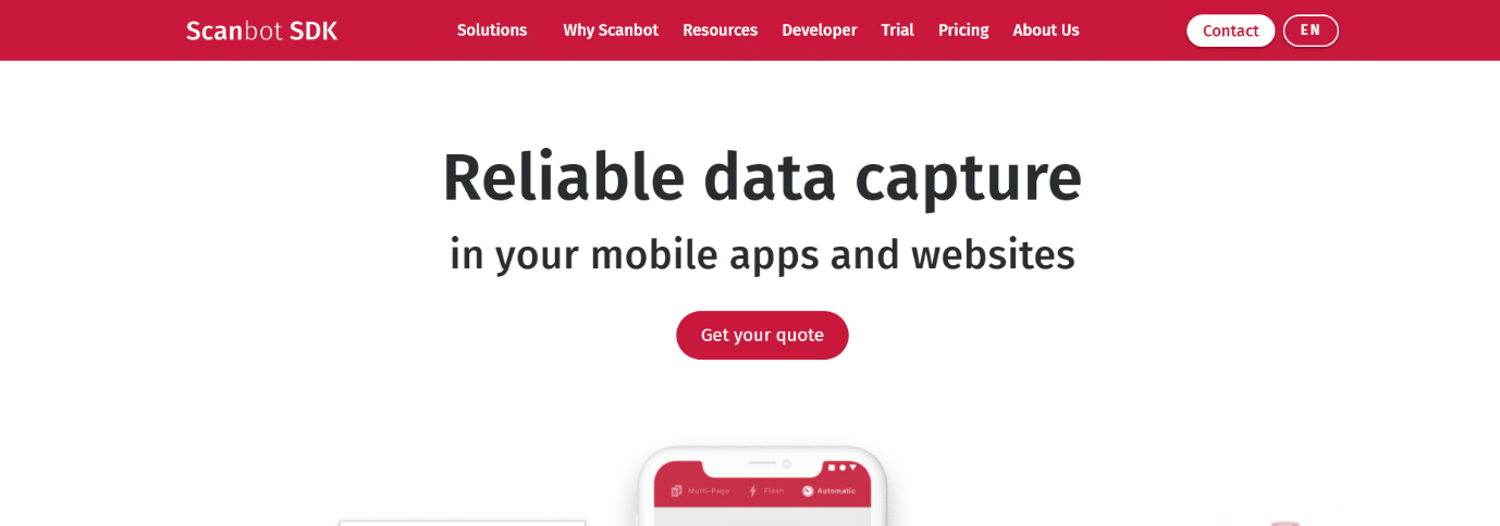 ScanbotSDK。 28無料の最高のOCRソフトウェア