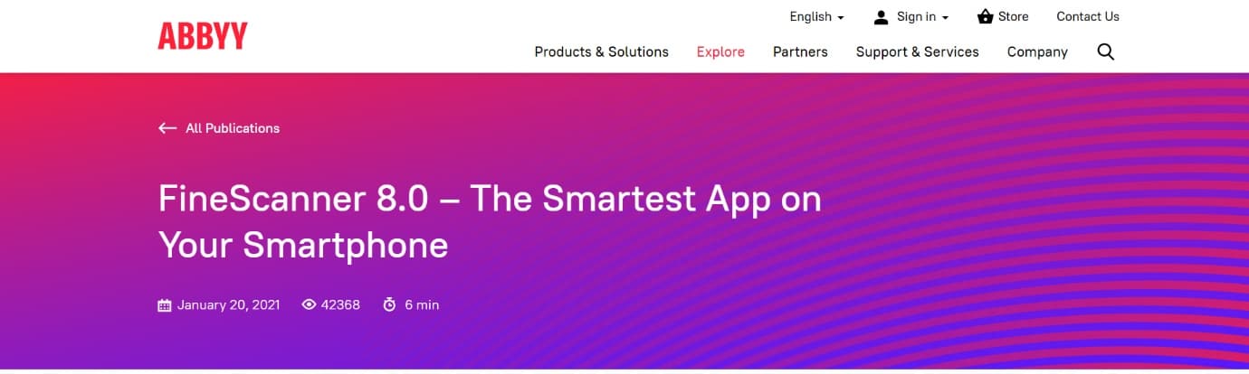 FineScanner。 28無料の最高のOCRソフトウェア