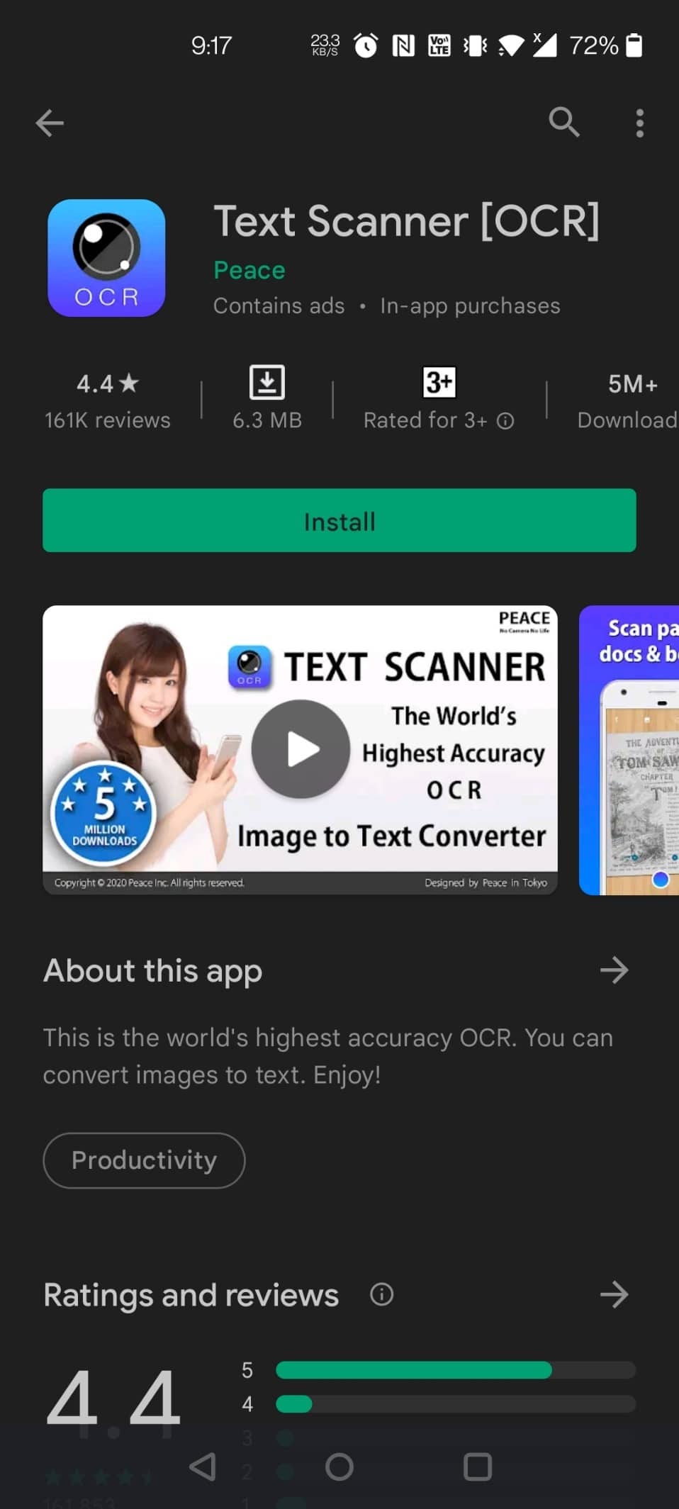 テキストスキャナーOCR