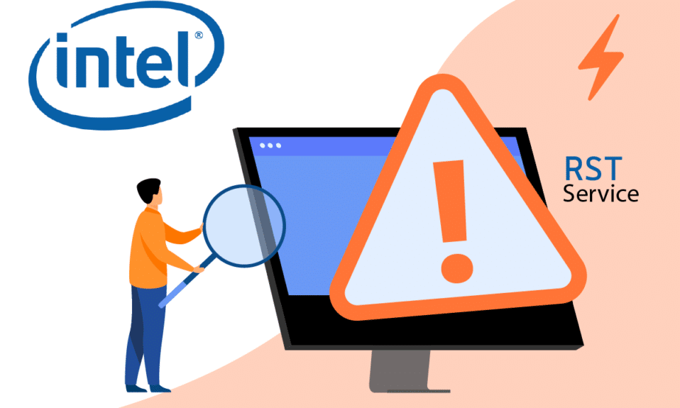 Arreglar el servicio Intel RST no se está ejecutando en Windows 10