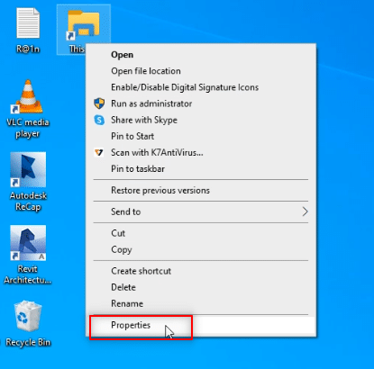 selectați Proprietăți. Cum să obțineți această pictogramă pentru computer pe desktop