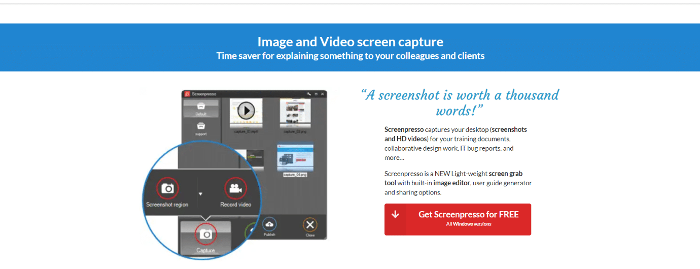 Prensa de pantalla | Jing contra Snagit