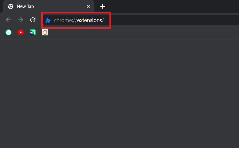 Google Chrome에서 확장 프로그램에 연결할 수 있는 주소