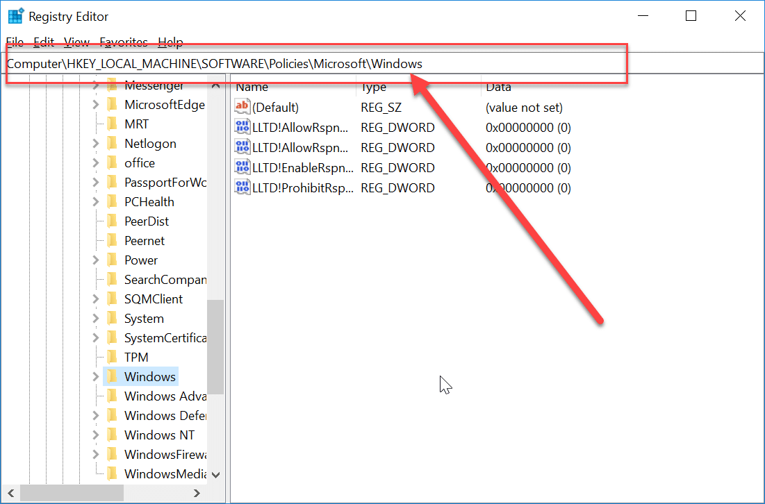 ปิดใช้งานการอัปเดตอัตโนมัติโดยใช้ Registry Editor