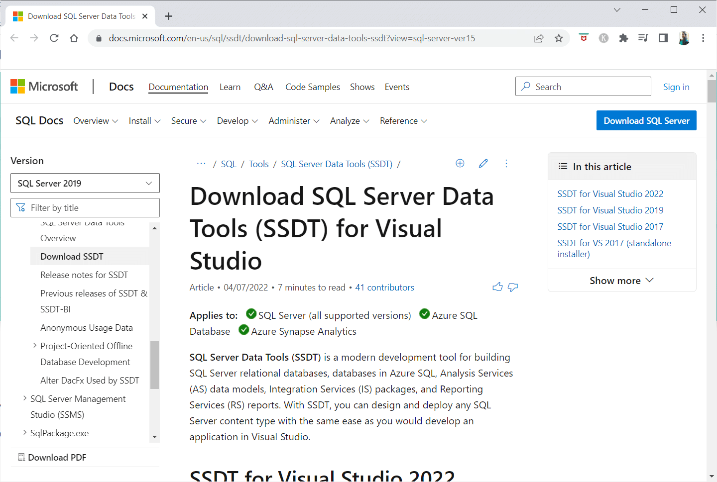 SSDT SQL Server Veri Araçları. En İyi Ücretsiz Veri Madenciliği Yazılımı