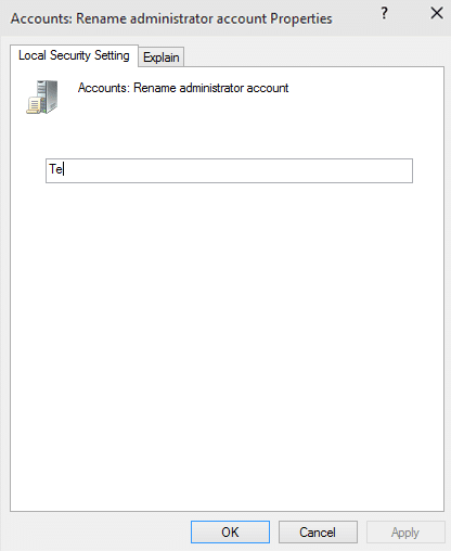 เปลี่ยนชื่อบัญชีผู้ใช้ใน Windows 10 โดยใช้ตัวแก้ไขนโยบายกลุ่ม