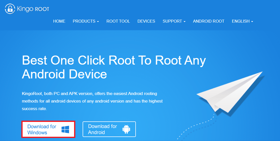 fare clic sul pulsante Download per Windows nella home page. Come eseguire il root di Android TV Box