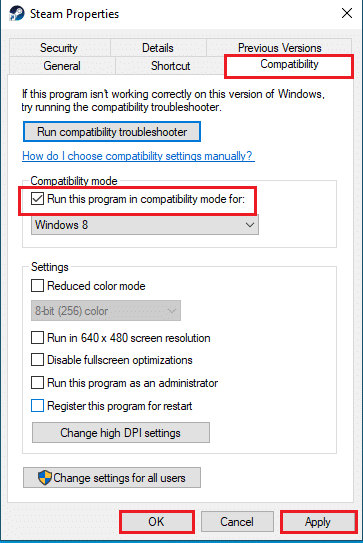 esegui l'app Steam come amministratore. Risolto il problema con steam_api64.dll mancante su Windows 10