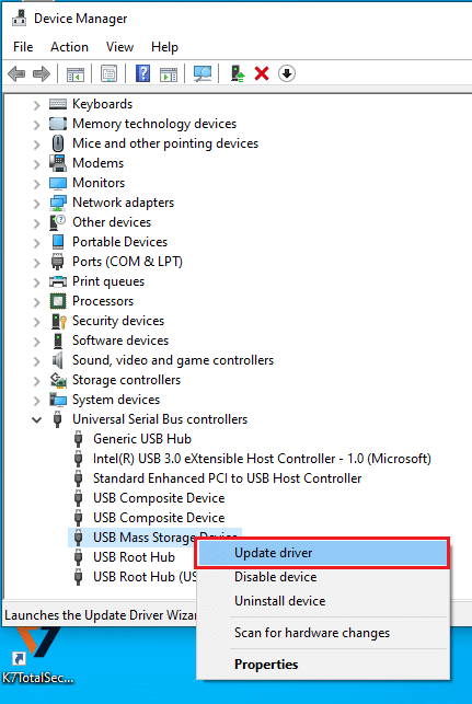 選択したデバイスドライバーを更新します。デバイスを修正するには、Windows10にさらにインストールする必要があります