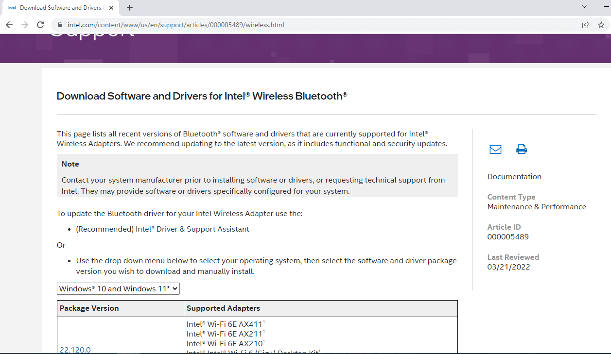 Bluetoothデバイスに適したドライバーを探します。デバイスを修正するには、Windows10にさらにインストールする必要があります