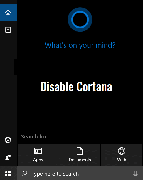 如何在 Windows 10 上禁用 Cortana