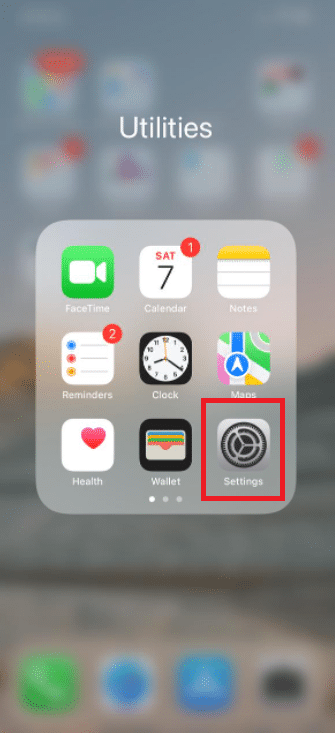 porniți dispozitivul iOS și accesați Setări. Cum să vă ștergeți contul eHarmony