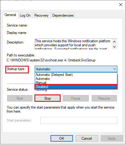 نوع بدء التشغيل إلى تعطيل. إصلاح استخدام القرص عالية Sedlauncher.exe