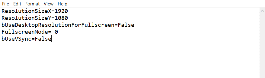 pengaturan folder gameusersettings.ini