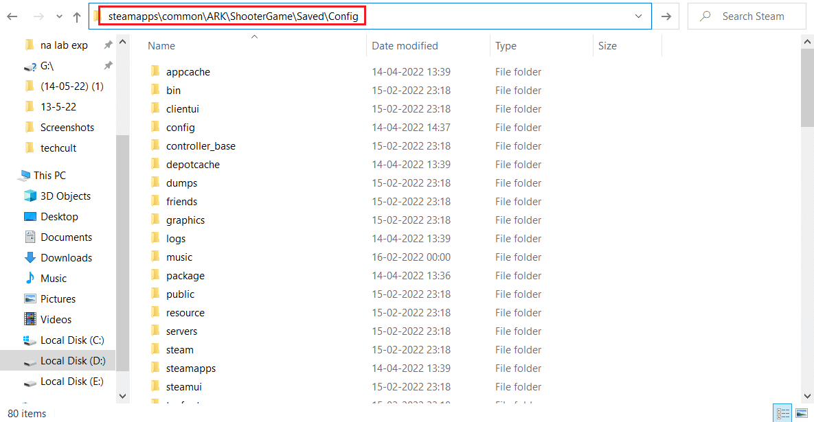 buka ark shooter game save config steam folder path. Perbaiki ARK Terus Menerjang di Windows 10