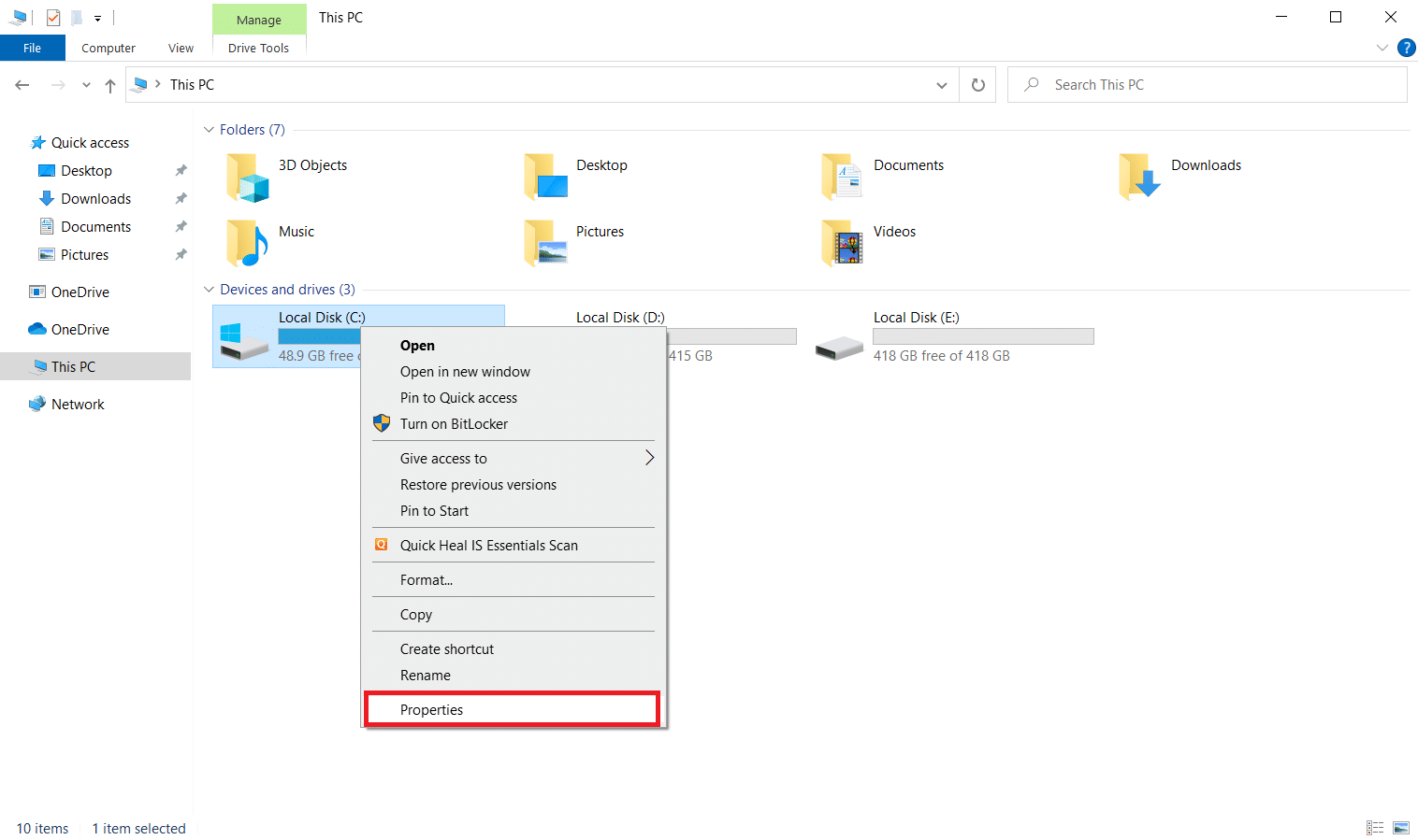 pilih Properties dari menu konteks. Perbaiki ARK Terus Menerjang di Windows 10