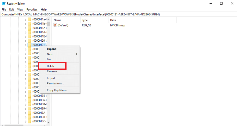 fare clic con il pulsante destro del mouse su ciascuno dei file DS3 e selezionare Elimina
