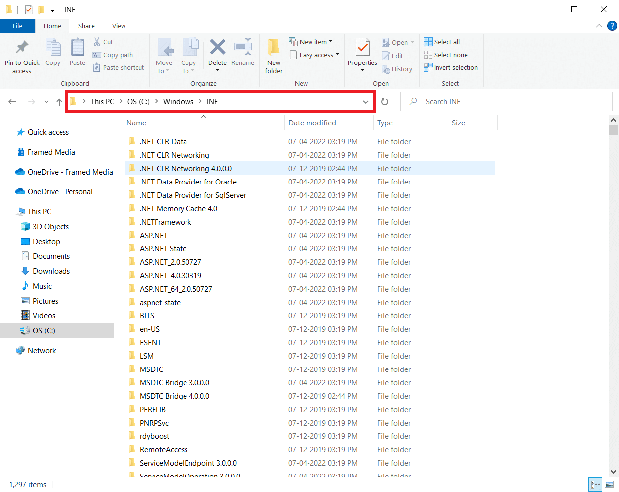 Passare alla seguente posizione del file