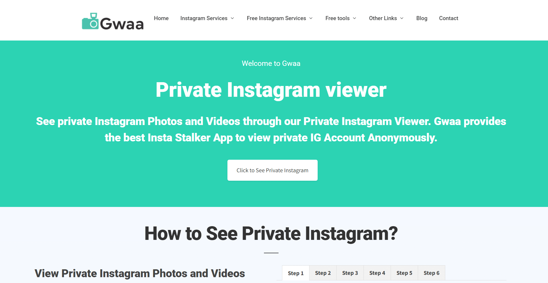 Gwaa. La migliore app per la visualizzazione di Instagram privata senza verifica umana