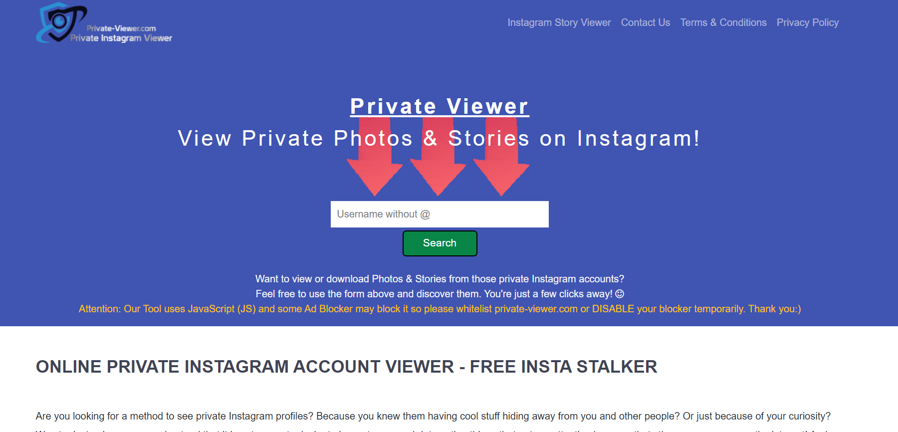 Visualizzatore privato