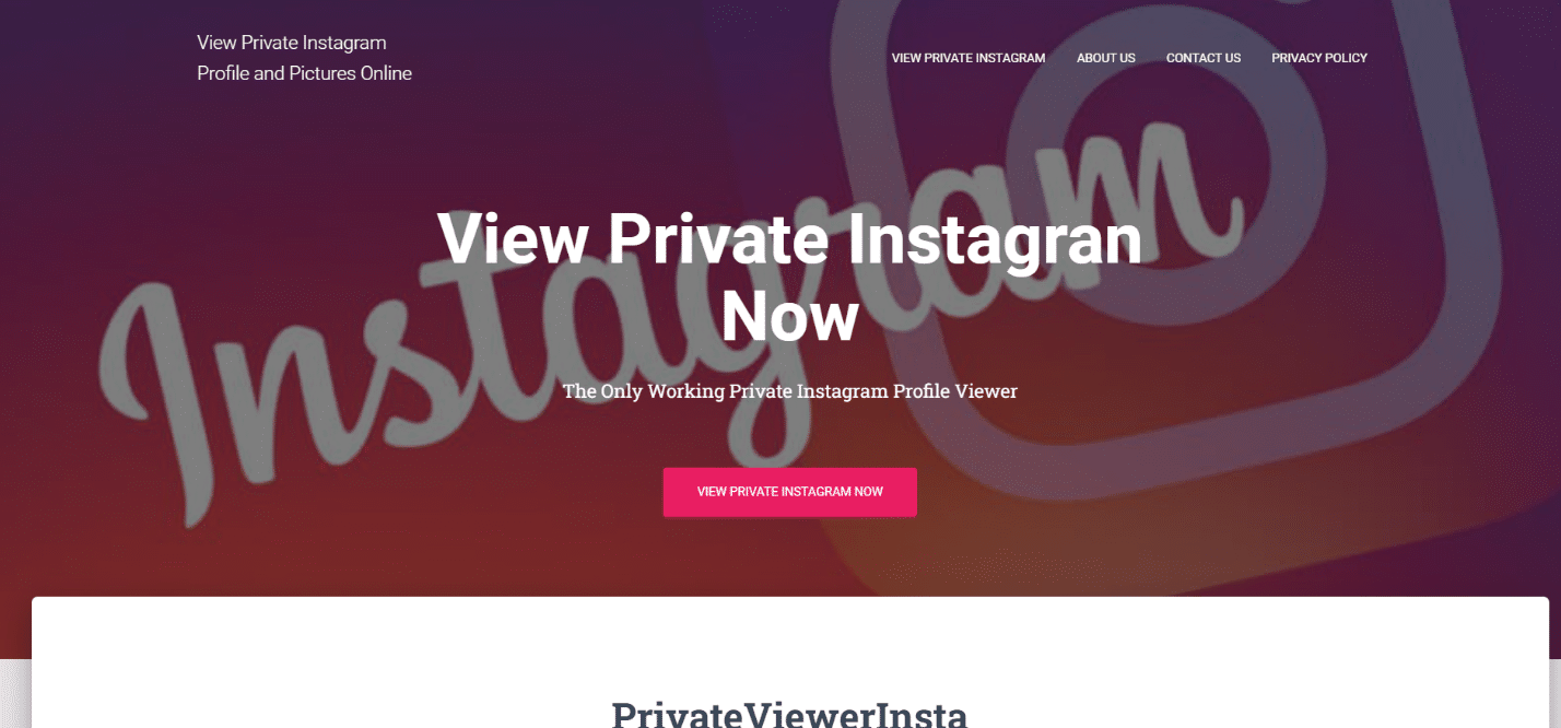 Visualizzatore privatoInsta. La migliore app per la visualizzazione di Instagram privata senza verifica umana