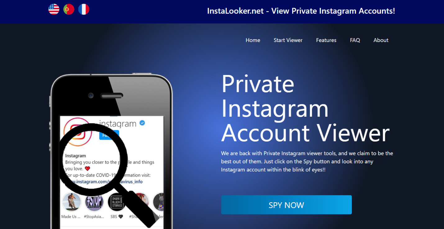 InstaLooker. La migliore app per la visualizzazione di Instagram privata senza verifica umana