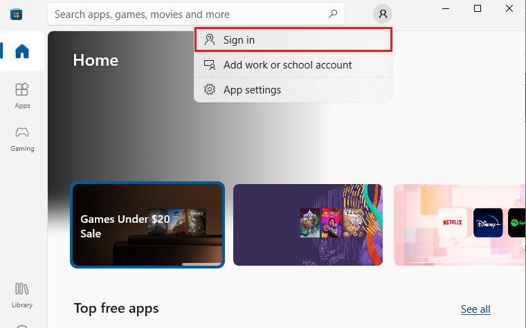 fai clic su Accedi. Risolvi lo schermo nero di Minecraft in Windows 10