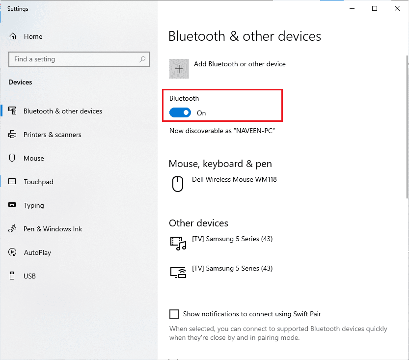 Attendere un po' e riattivare la stessa impostazione. Risolvi la balbuzie delle cuffie Bluetooth su Windows 10