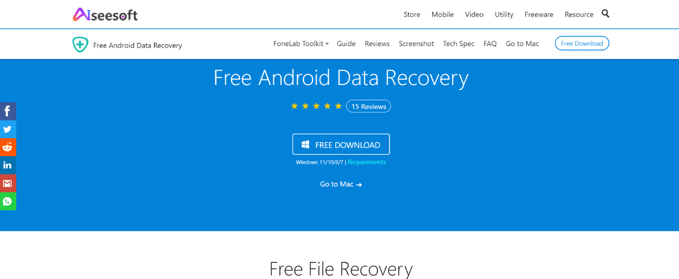 Pemulihan Data Android Aiseesoft