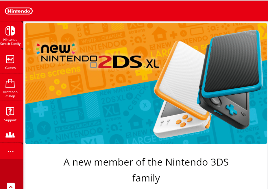 Nintendo 2DS XL baru