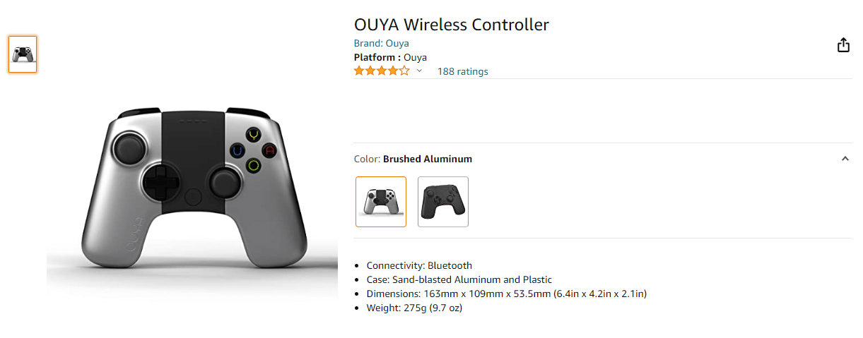 Situs amazon Ouya Antrasit