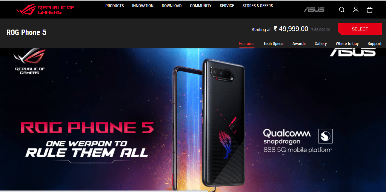Asus ROG Phone 5. Konsol Game Android Terbaik