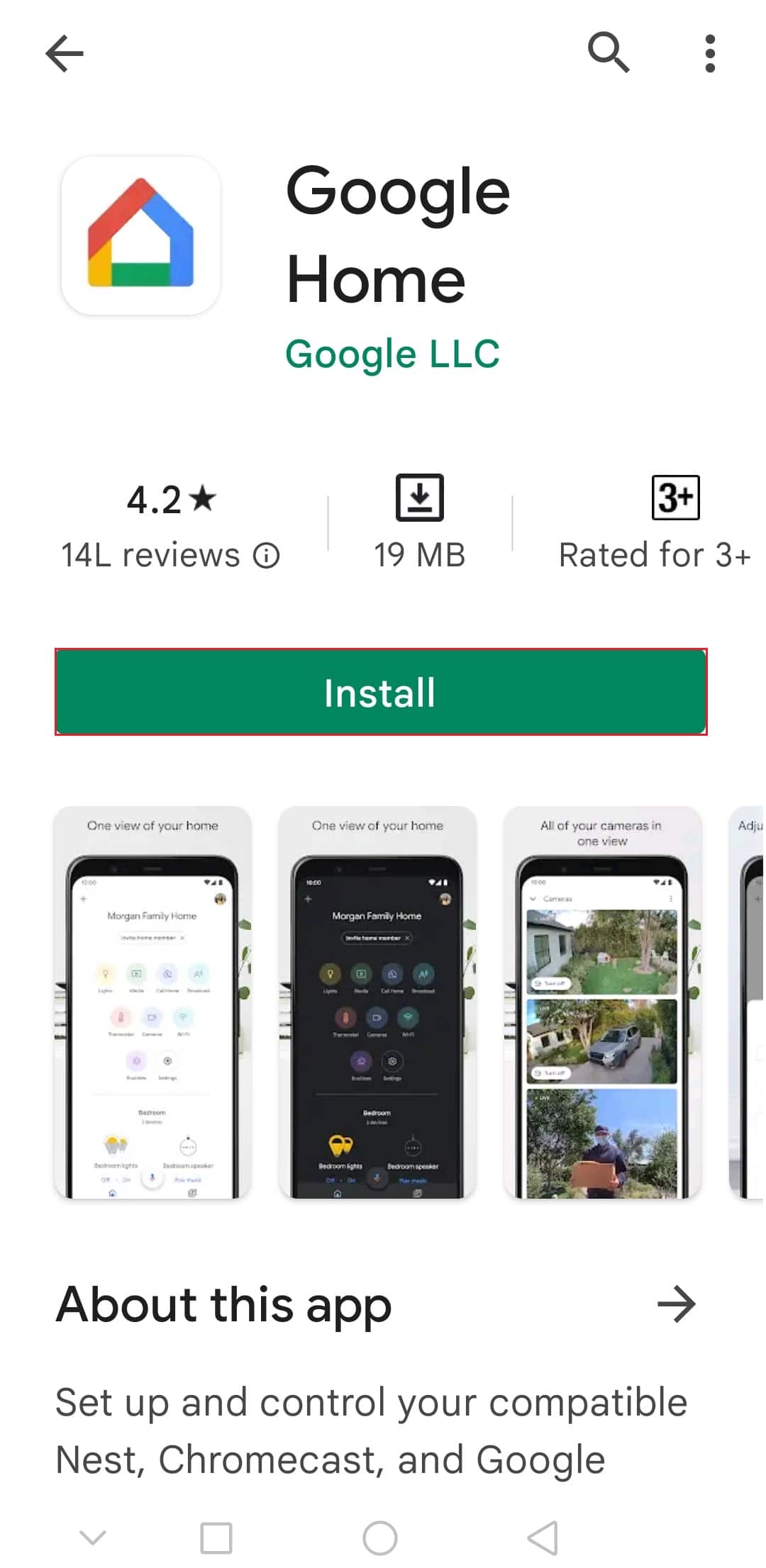 google home aplikasi android google playstore
