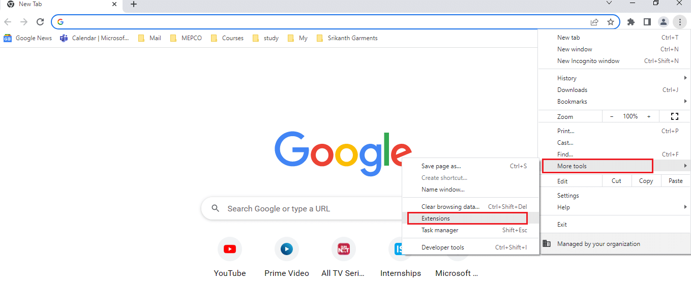 extensiones abiertas. Arreglar Netflix Audio Video fuera de sincronización en Windows 10 PC