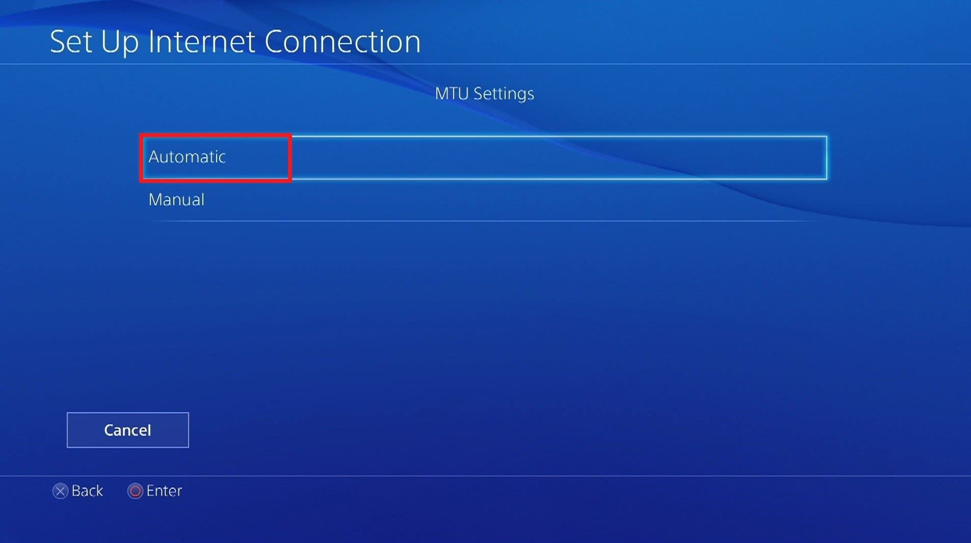 ps4-mtu-impostazioni automatiche