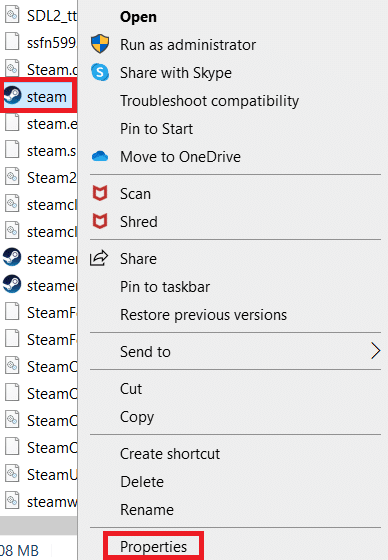 propiedades del vapor. Arreglar el Bootstrapper del cliente de Steam no responde
