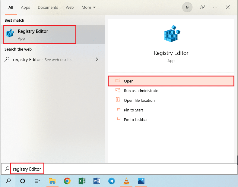 PC'nizde Kayıt Defteri Düzenleyicisi uygulamasını açın. Windows 10'da Tam Ekranın Çalışmamasını Düzeltme