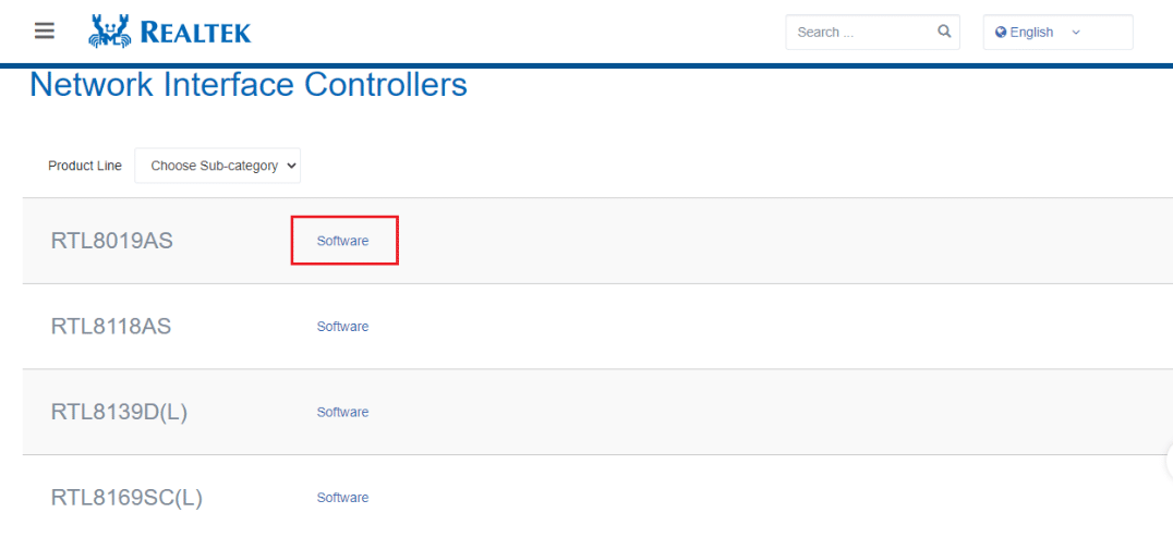 Scarica i driver dai produttori OEM