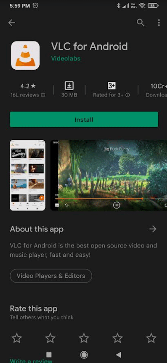 vlc para android