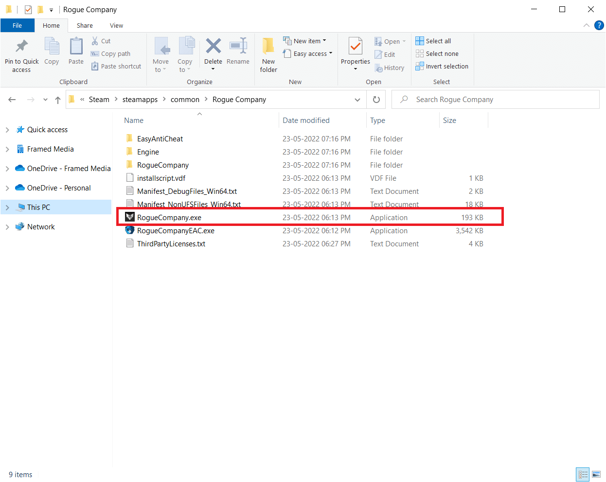ดับเบิลคลิกที่ไฟล์ .exe เพื่อเปิดเกม แก้ไขล้มเหลวในการติดตั้ง BattlEye Service ใน Windows 10